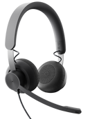 Logitech Zone Wired Teams Headset - GRAPHITE | UC Zone , MS Teams Zone | 981-000875, 981-000870