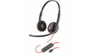 Poly Blackwire 3220 Stereo USB-C Headset +USB-C/A Adapter | 8X228A6