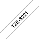 Brother P-touch 9mm TZ-S221 Strong Adhesive Tape, Black on White