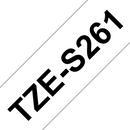 Brother P-touch 36mm TZ-S261 Strong Adhesive Tape, Black on White