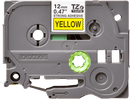Brother P-touch 12mm TZ-S631 Strong Adhesive Tape, Black on Yellow