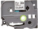 Brother TZ-151 P-touch Label Tape, 24mm, (1"), Black on Clear