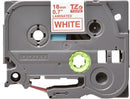 Brother TZ-242 P-touch Label Tape, 18mm, (3/4"), Red on White