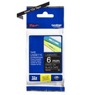 Brother TZ-315 P-touch Label Tape, 6mm, (1/4"), White on Black