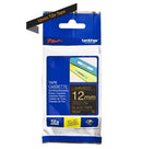 Brother TZ-334 P-touch Label Tape, 12mm, (1/2"), Gold on Black