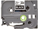 Brother TZ-345 P-touch Label Tape, 18mm, (3/4"), White on Black
