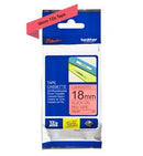 Brother TZ-441 P-touch Label Tape, 18mm, (3/4"), Black on Red