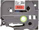 Brother TZ-451 P-touch Label Tape, 24mm, (1"), Black on Red