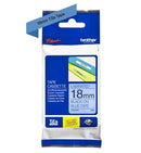 Brother TZ-541 P-touch Label Tape, 18mm, (3/4"), Black on Blue
