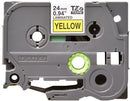 Brother TZ-651 P-touch Label Tape, 24mm, (1"), Black on Yellow