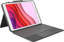 Logitech Combo Touch for iPad (7th, 8th, and 9th generation) - Graphite Backlit Keyboard Case with Trackpad