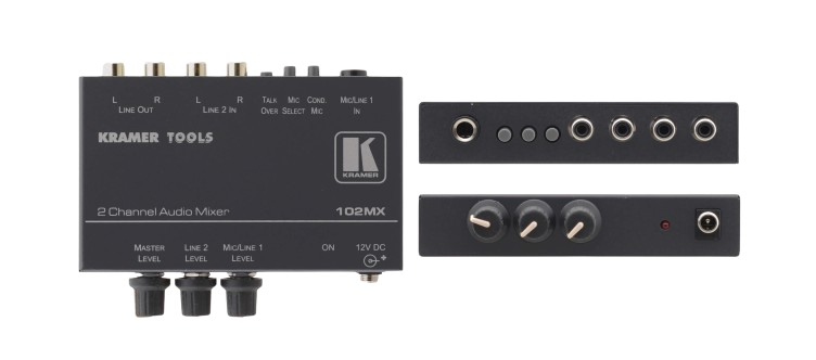 102MX2–Channel Stereo Audio Mixer