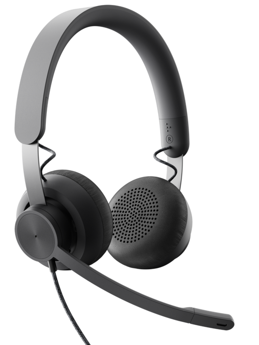 Logitech Zone Wired Teams Headset - GRAPHITE | UC Zone , MS Teams Zone | 981-000875, 981-000870