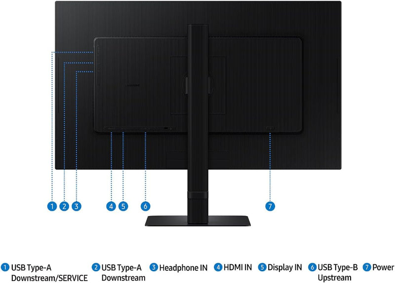 Samsung 27" ViewFinity S60D QHD Monitor | LS27D606EAMXUE