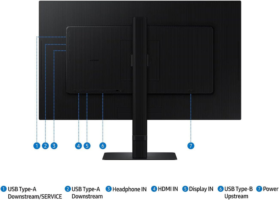 Samsung 27" ViewFinity S60D QHD Monitor | LS27D606EAMXUE