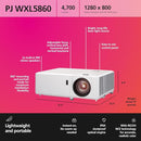 RICOH PJ WXL5860 Compact DLP Laser Projector 4700 Lumens