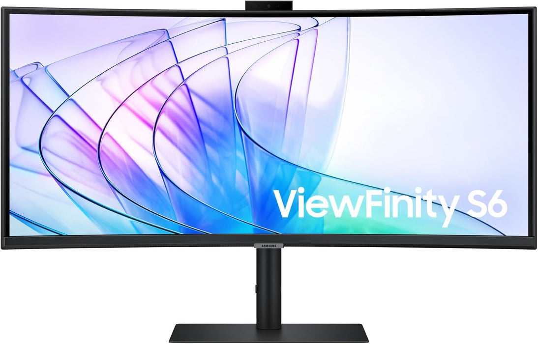 Samsung 34" S6 5VC Curved WQHD Webcam Business Monitor | LS34C650VAMXUE