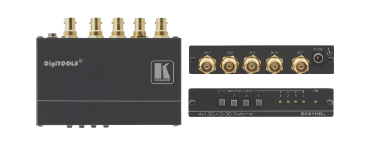 6241HDXL 4x1 3G HD–SDI Switcher