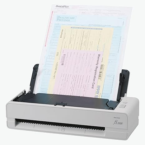 RICOH fi-800R Ultra-Compact, Color Duplex Document Scanner with Dual Auto Document Feeders (ADF)