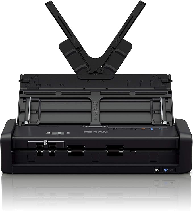 Epson WorkForce DS-360W Wireless Document Scanner - Portable and Efficient