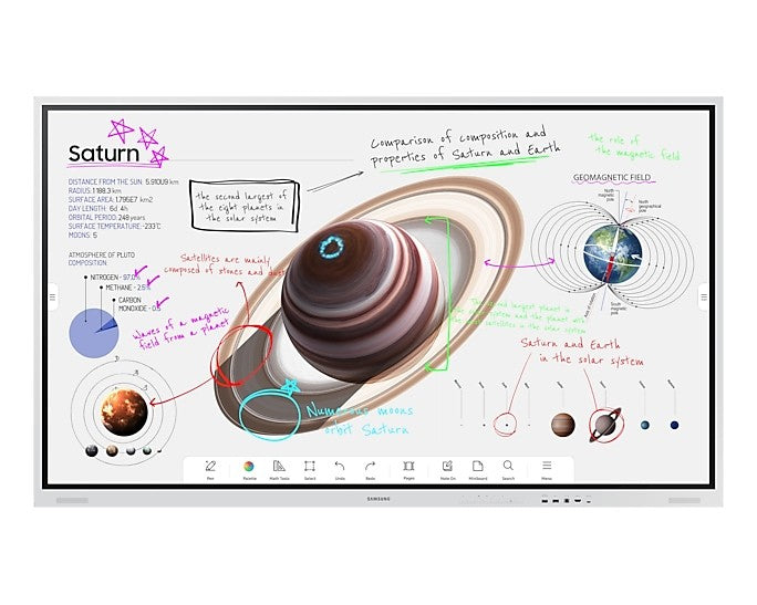 Samsung WM75B 75" Flip Pro interactive display