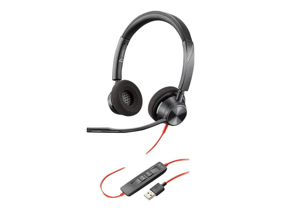 Poly Blackwire 3320 -M USB-A Headset AE | 76J17AA