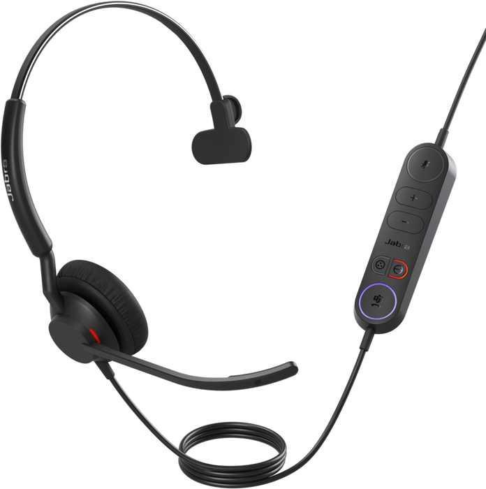 Jabra Engage 40 MS Mono Headset | USB-A, USB-C | 4093-413-279, 4093-413-299