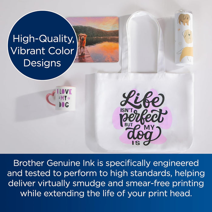 Brother SP-1 Sublimation Printer, Wireless Compact Printer with Starter Kit (Ink Set and Paper)