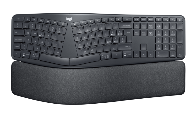 Logitech Bolt Ergo K860 Keyboard for Business - GRAPHITE - English (US), Arabic |  920-010355