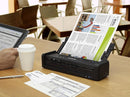 Epson WorkForce DS-360W Wireless Document Scanner - Portable and Efficient