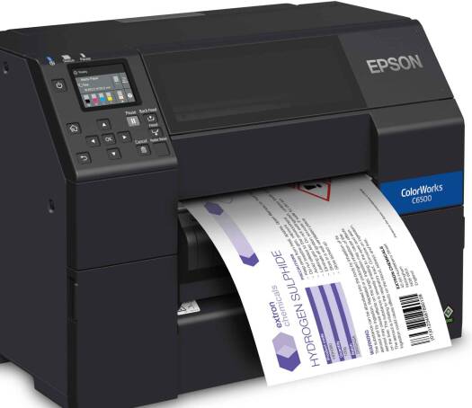 Epson ColorWorks C6500Ae, Part Number: C31CH77102 Industrial colour label printer