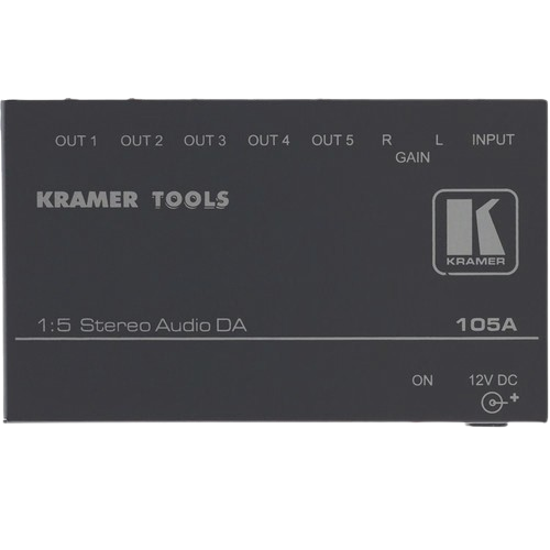 105A 1:5 Stereo Audio Distribution Amplifier - Kramer's AV