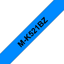 Brother P-touch 9mm MK521, Black on Blue