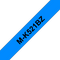 Brother P-touch 9mm MK521, Black on Blue