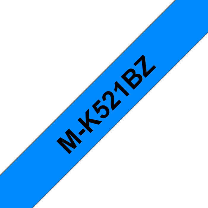 Brother P-touch 9mm MK521, Black on Blue