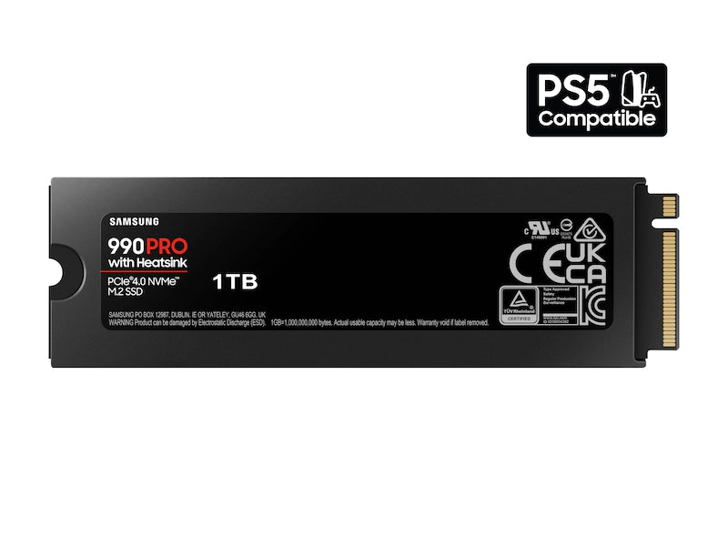 Samsung 990 PRO SSD 1TB with Heatsink | MZ-V9P1T0CW