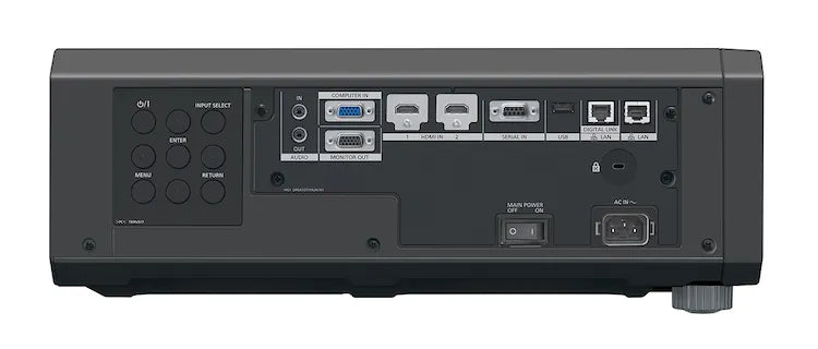 Panasonic PT-FRQ60B 4K UHD, 6000 lumens, 1 Chip DLP Laser Projector - no lens