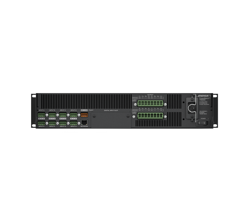 PowerMatch™ PM8500N Configurable Multichannel Amplifier (8x500w) 