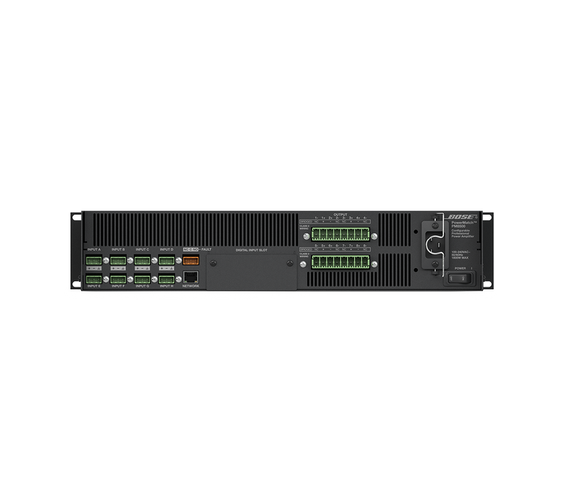 PowerMatch™ PM8500N Configurable Multichannel Amplifier (8x500w) 