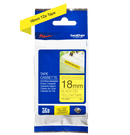 Brother P-touch 18mm TZ-S641 Strong Adhesive Tape, Black on Yellow