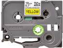 Brother P-touch 18mm TZ-S641 Strong Adhesive Tape, Black on Yellow