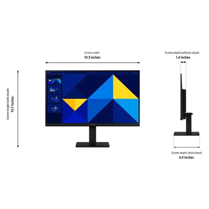 Samsung 22" FHD Flat Monitor | LS22D300GAMXUE