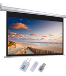 I-View 240x240cms Electrical Projector Screen with Remote | E240