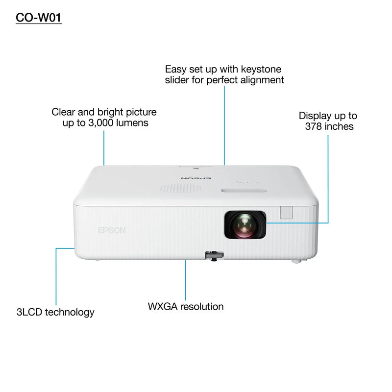 Epson CO-W01 Portable Wireless Projector