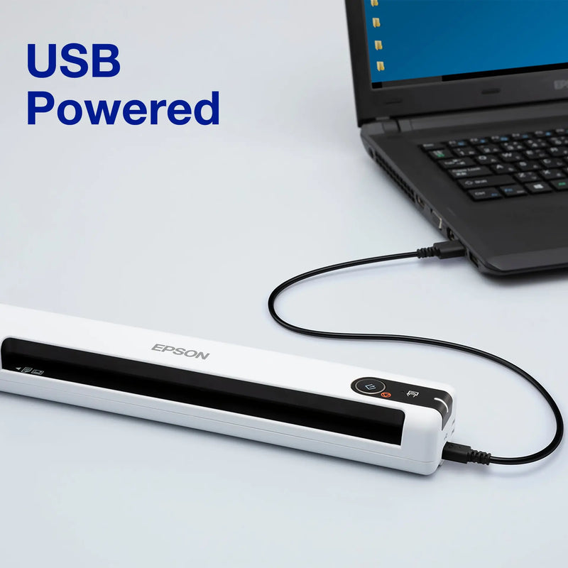 Epson WorkForce DS-70 Portable Document Scanner - Compact and Efficient