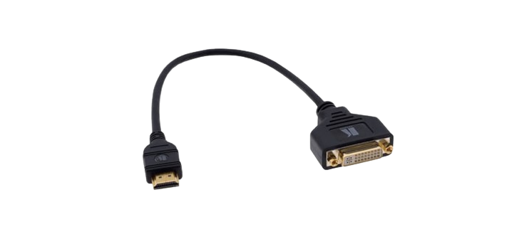 ADC-DF/HM DVI to HDMI (Female - Male) Adapter Cable (1')