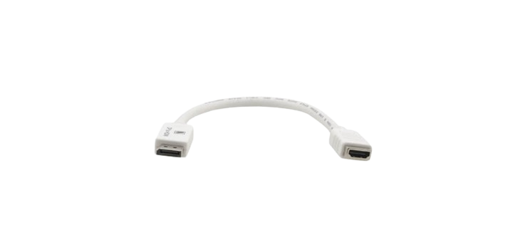 Kramer ADC-DPM/HF Adapter Cable: DisplayPort (M) to HDMI (F) (1')