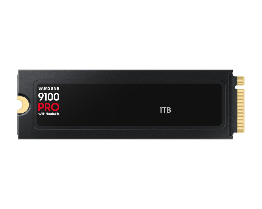 Samsung 9100 Pro 1TB M.2 2280 PCIe 5.0 x4 NVMe Solid State Drive with Heatsink | MZ-VAP1T0CW