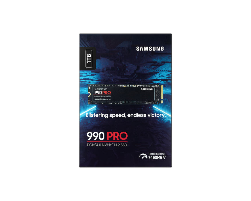 Samsung 990 PRO 1TB PCIe 4.0 (up to 7450 MB/s) NVMe M.2 | MZ-V9P1T0BW