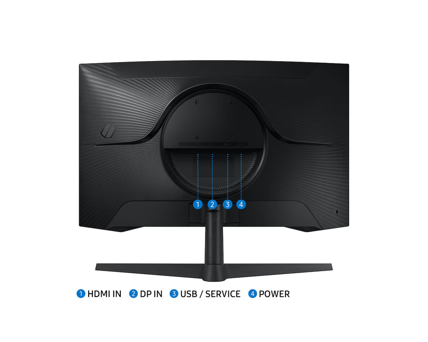 Samsung 27" QHD 165Hz Odyssey G5 G55C Curved Gaming Monitor | LS27CG552EMXUE